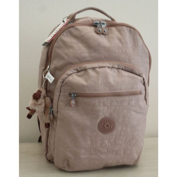 Kipling KI1206-2FC Women's Dusty Taupe 15" Laptop Seoul Backpack - Picture 1 of 11